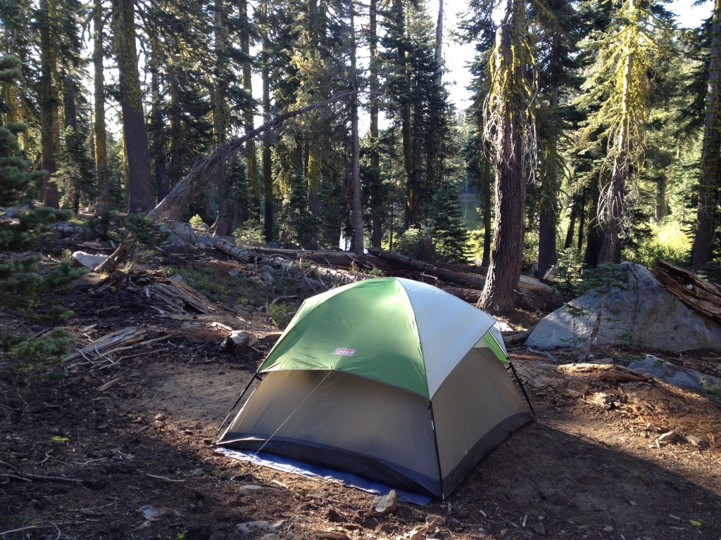 Diane's tent at Five Lakes