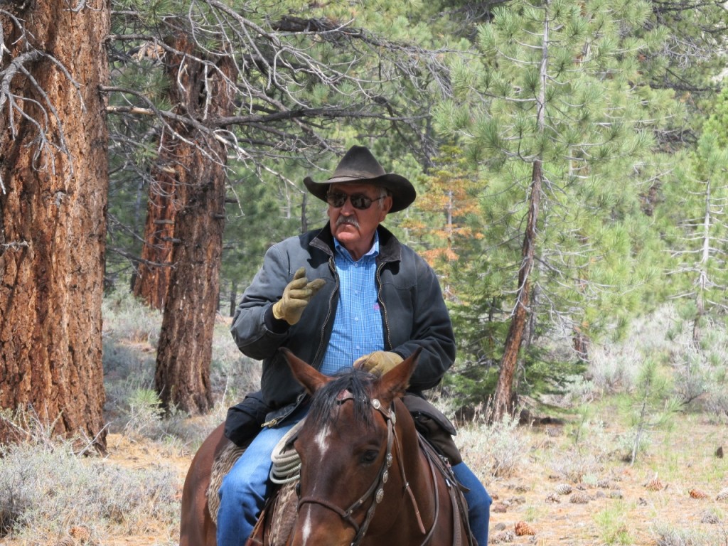 Benny, a long-time rancher in the area, has lots of good stories to tell