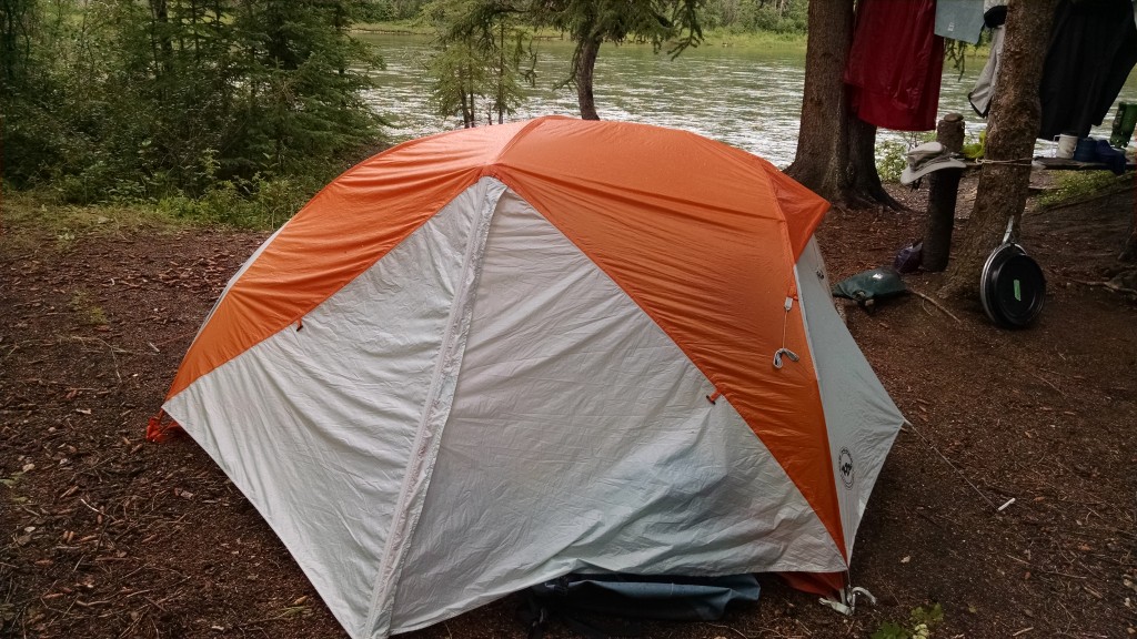 Our Big Agnes Copper Spur was weather-tight